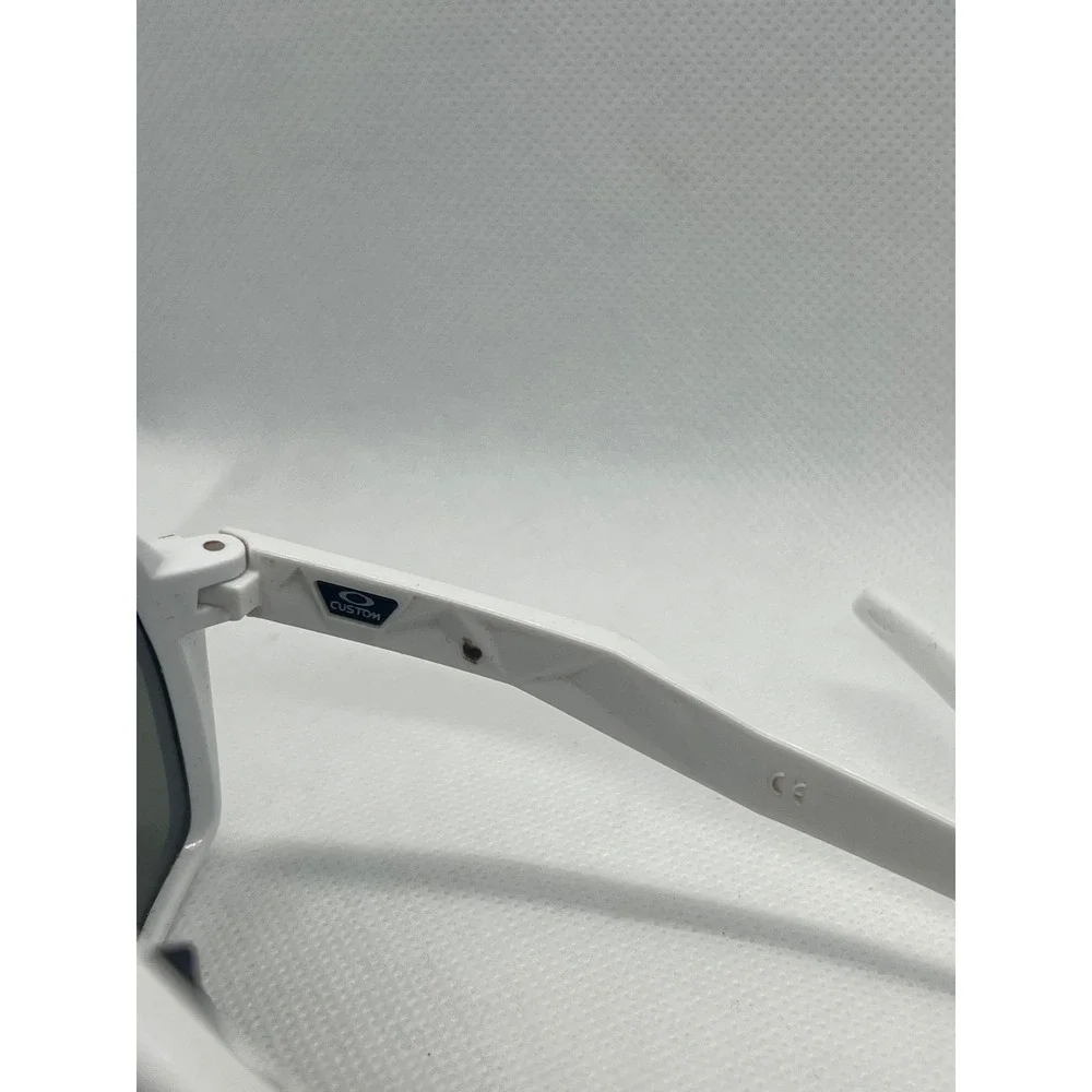 Oakley Sutro S White Iridescent Lens Sunglasses Sport Cycling Kids Custom